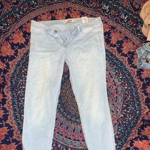 Hollister Light Wash Jean Leggings
